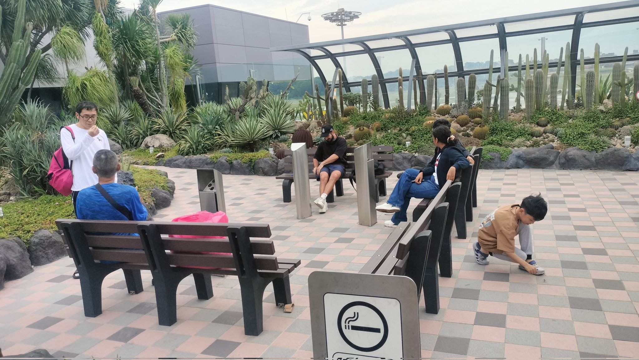 Cactus Garden at Changi Airport